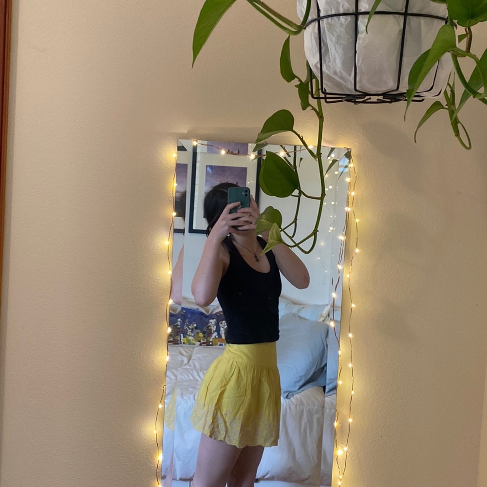 Yellow skirt